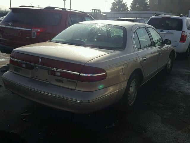 1LNLM97V8VY632322 - 1997 LINCOLN CONTINENTA GOLD photo 4