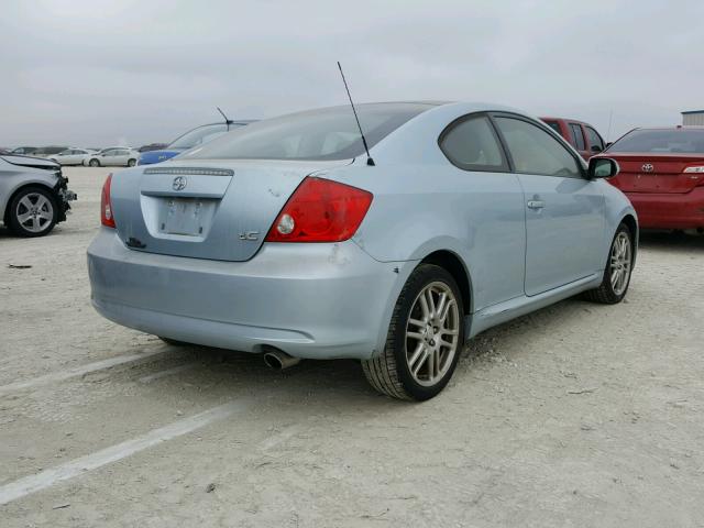 JTKDE167670213941 - 2007 TOYOTA SCION TC BLUE photo 4