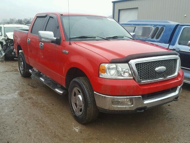 1FTPW14535FB72049 - 2005 FORD F150 SUPER RED photo 1