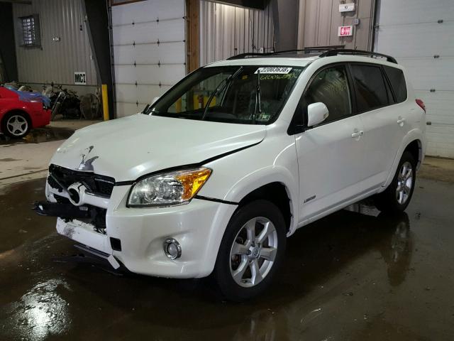 JTMDK4DV6A5087903 - 2010 TOYOTA RAV4 LIMIT WHITE photo 2