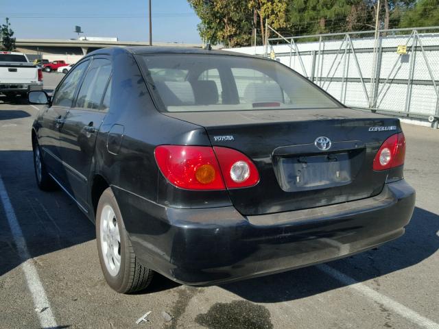 JTDBR32E430042460 - 2003 TOYOTA COROLLA CE BLACK photo 3