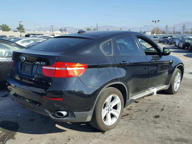 5UXFG4C54AL226013 - 2010 BMW X6 XDRIVE3 BLACK photo 4