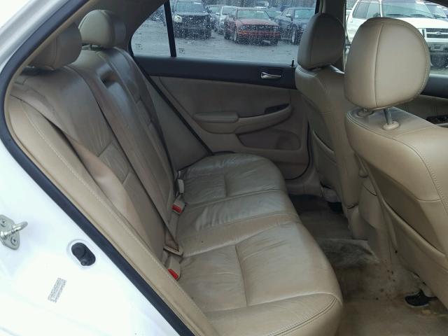 1HGCM56807A148473 - 2007 HONDA ACCORD EX WHITE photo 6