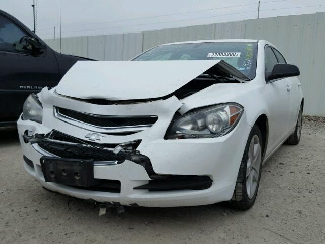 1G1ZB5E1XBF396981 - 2011 CHEVROLET MALIBU LS WHITE photo 2