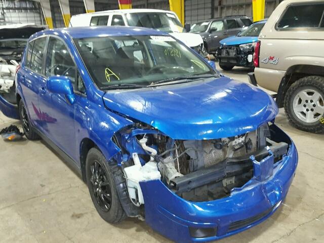 3N1BC13E77L445154 - 2007 NISSAN VERSA S BLUE photo 1