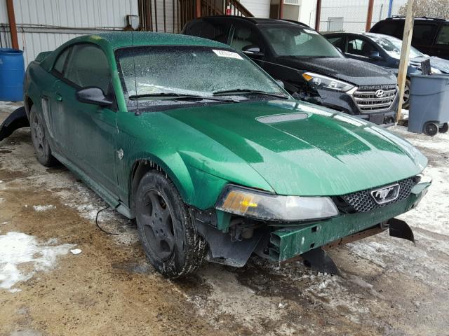 1FAFP4042XF159342 - 1999 FORD MUSTANG GREEN photo 1