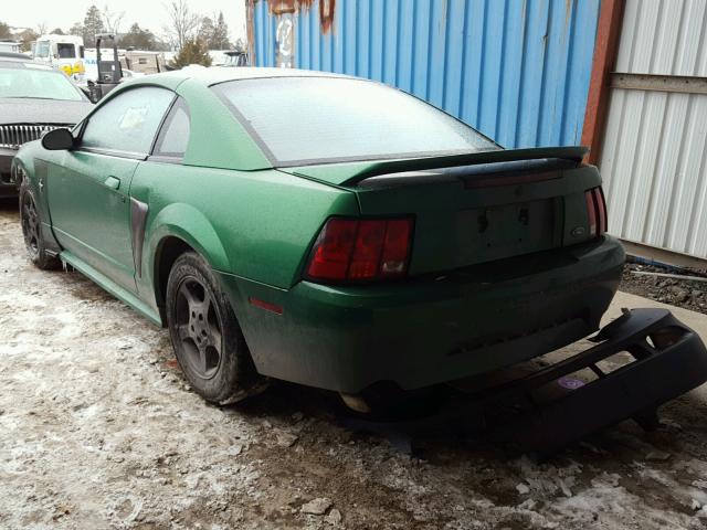 1FAFP4042XF159342 - 1999 FORD MUSTANG GREEN photo 3