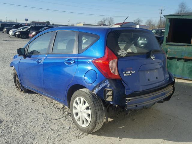 3N1CE2CP0FL430824 - 2015 NISSAN VERSA NOTE BLUE photo 3