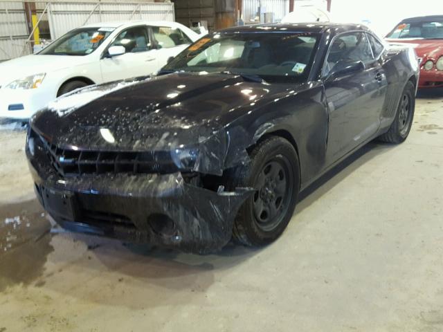 2G1FE1E33D9176338 - 2013 CHEVROLET CAMARO LS BLUE photo 2