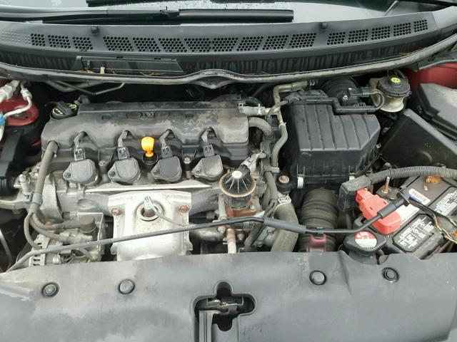1HGFA16896L037941 - 2006 HONDA CIVIC EX წითელი ფოტო 7