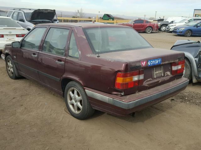 YV1LS5507P2052487 - 1993 VOLVO 850 BURGUNDY photo 3