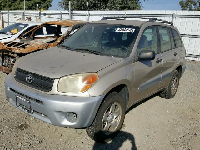 JTEHD20V150072682 - 2005 TOYOTA RAV4 GOLD photo 2