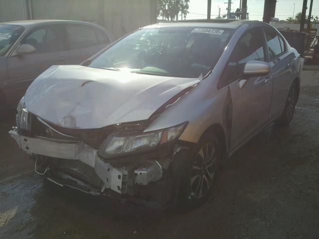 19XFB2F87EE064922 - 2014 HONDA CIVIC EX ვერცხლისფერი ფოტო 2