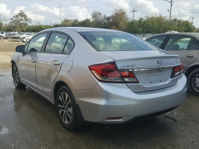 19XFB2F87EE064922 - 2014 HONDA CIVIC EX ვერცხლისფერი ფოტო 3