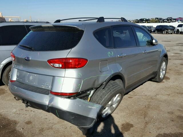 4S4WX82C864416516 - 2006 SUBARU B9 TRIBECA SILVER photo 4