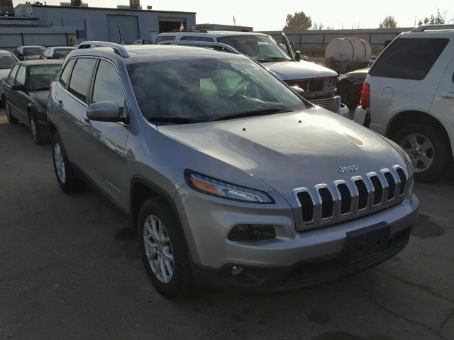 1C4PJMCS5HW564283 - 2017 JEEP CHEROKEE L SILVER photo 1