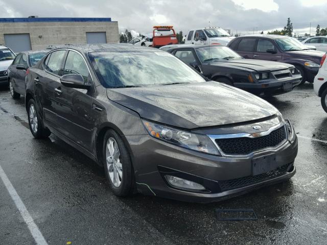 5XXGN4A7XDG238834 - 2013 KIA OPTIMA EX BROWN photo 1