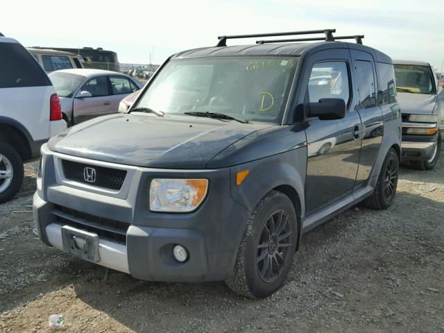 5J6YH28635L017441 - 2005 HONDA ELEMENT EX BLACK photo 2