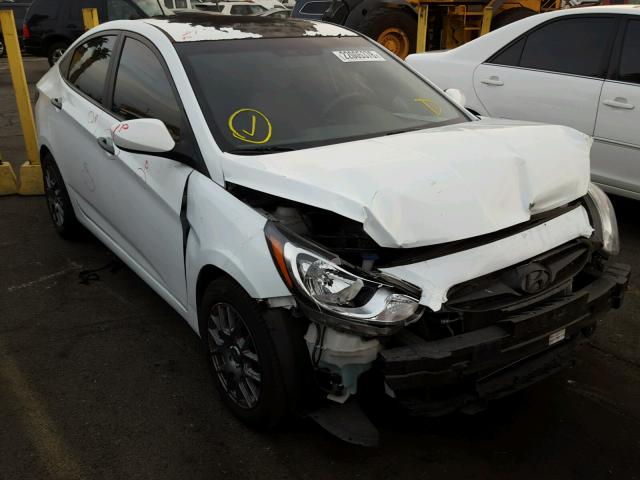 KMHCT4AE3DU543391 - 2013 HYUNDAI ACCENT GLS WHITE photo 1