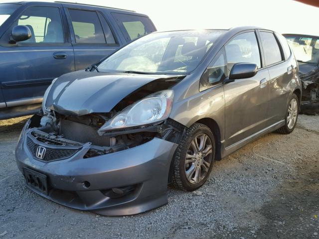 JHMGE8H56BS003778 - 2011 HONDA FIT SPORT GRAY photo 2