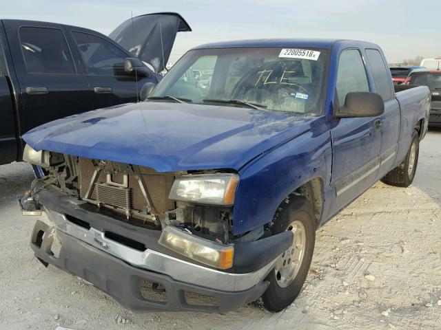 2GCEC19T331201352 - 2003 CHEVROLET SILVERADO BLUE photo 2