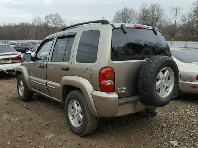 1J4GL58K13W672895 - 2003 JEEP LIBERTY LI TAN photo 3