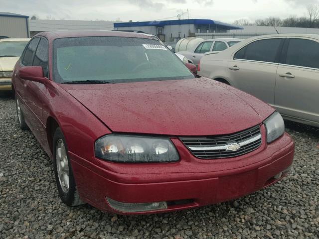 2G1WH52K859324527 - 2005 CHEVROLET IMPALA LS RED photo 1