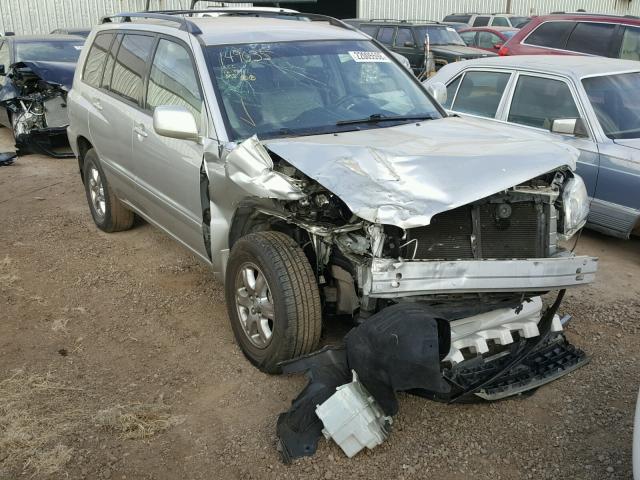 JTEEP21A770231438 - 2007 TOYOTA HIGHLANDER SILVER photo 1