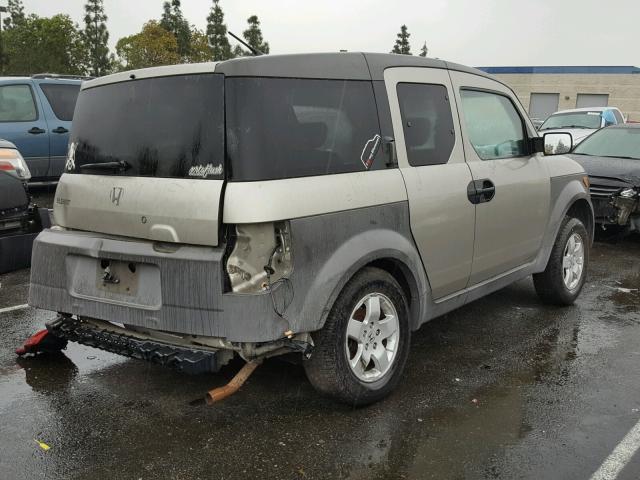 5J6YH27543L024016 - 2003 HONDA ELEMENT EX TAN photo 4