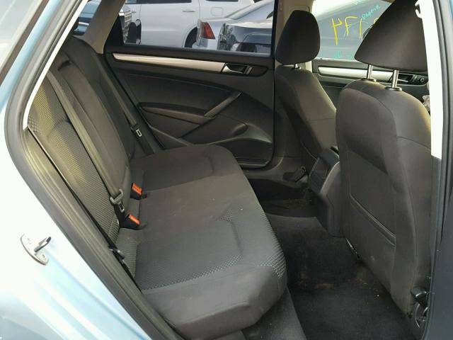 1VWAP7A38CC033183 - 2012 VOLKSWAGEN PASSAT S Azul foto 6