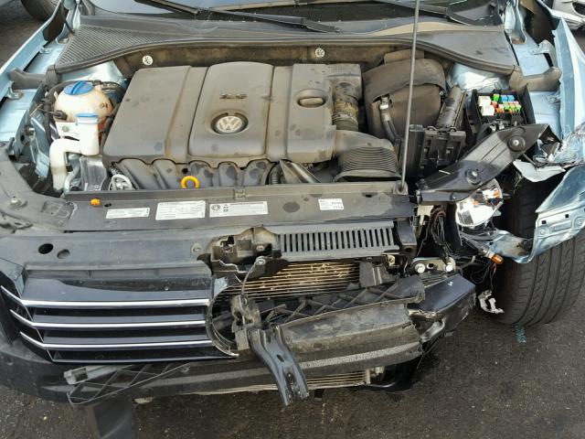 1VWAP7A38CC033183 - 2012 VOLKSWAGEN PASSAT S Azul foto 7