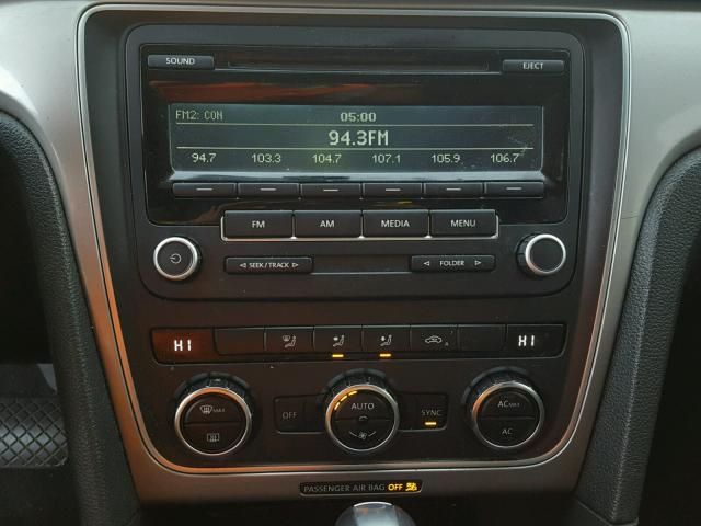 1VWAP7A38CC033183 - 2012 VOLKSWAGEN PASSAT S Azul foto 9