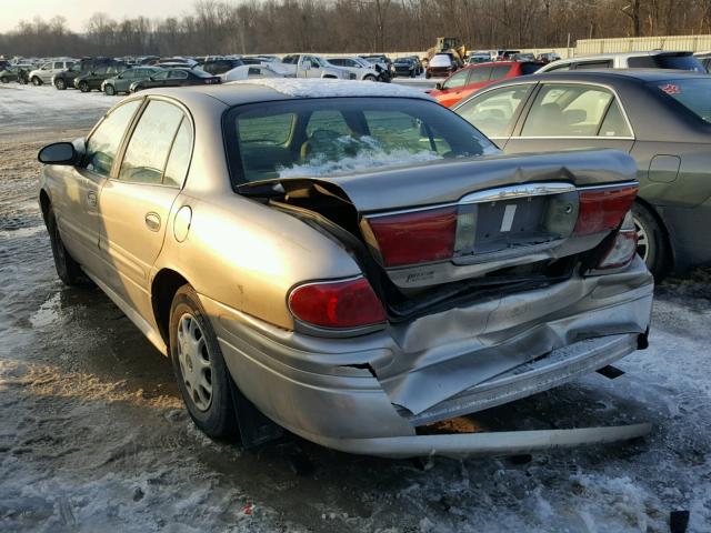 1G4HP52K244113355 - 2004 BUICK LESABRE CU BROWN photo 3