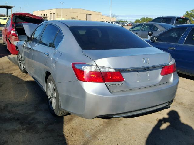 1HGCR2F33DA108808 - 2013 HONDA ACCORD LX SILVER photo 3