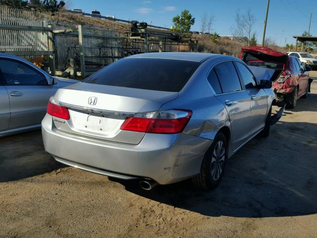 1HGCR2F33DA108808 - 2013 HONDA ACCORD LX SILVER photo 4