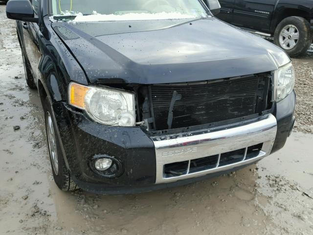 1FMCU04759KB55360 - 2009 FORD ESCAPE LIM BLACK photo 9