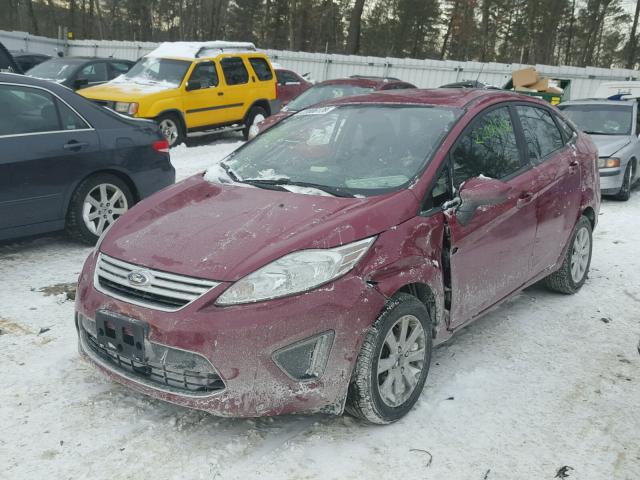 3FADP4BJ8BM238131 - 2011 FORD FIESTA SE RED photo 2