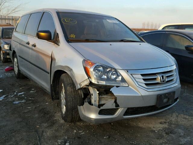 5FNRL3H18AB502951 - 2010 HONDA ODYSSEY DX SILVER photo 1