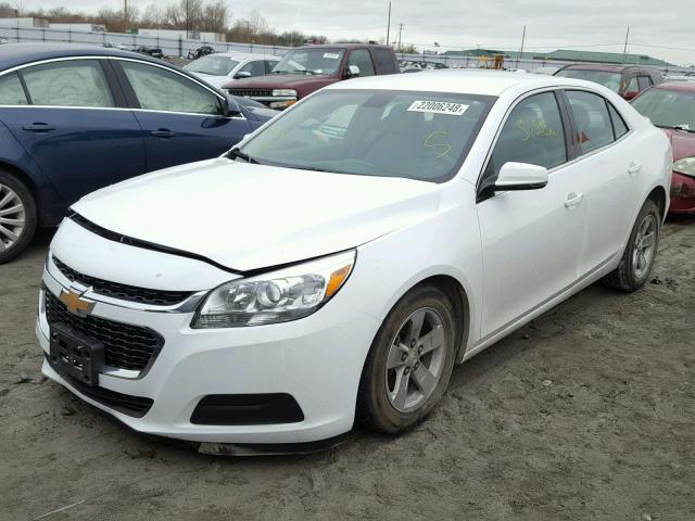 1G11C5SL6FF235985 - 2015 CHEVROLET MALIBU 1LT WHITE photo 2