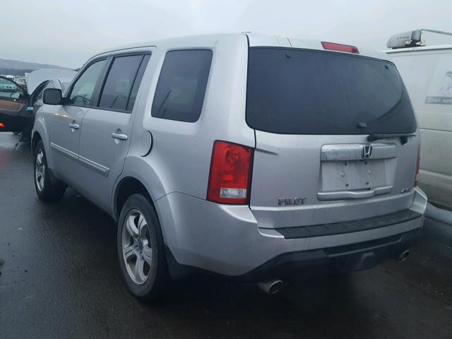 5FNYF4H53CB046792 - 2012 HONDA PILOT EXL SILVER photo 3