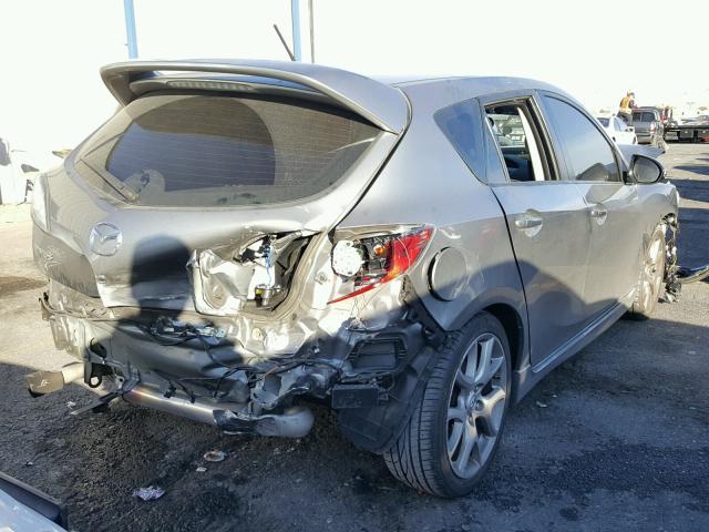 JM1BL1L46C1501414 - 2012 MAZDA SPEED 3 SILVER photo 4