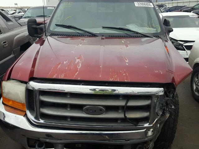 1FTNX21FXXED07818 - 1999 FORD F250 SUPER RED photo 7