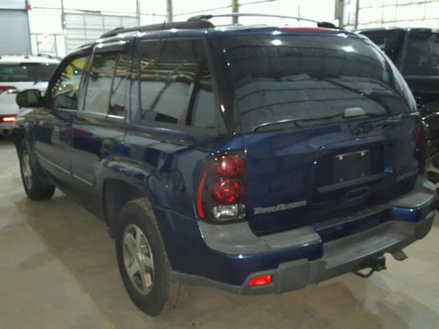 1GNDT13S922134175 - 2002 CHEVROLET TRAILBLAZE BLUE photo 3