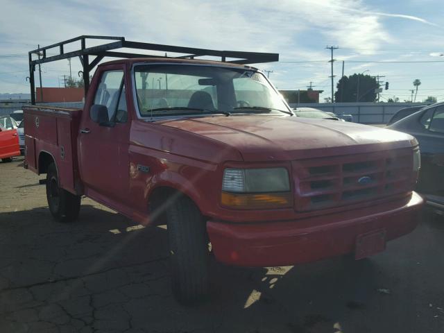 2FTEF15N9TCA36295 - 1996 FORD F150 RED photo 1