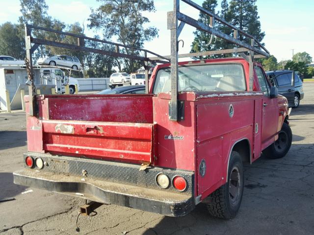 2FTEF15N9TCA36295 - 1996 FORD F150 Красный фото 4
