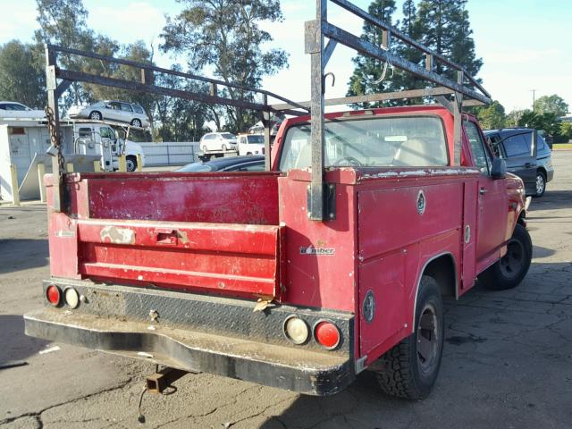 2FTEF15N9TCA36295 - 1996 FORD F150 RED photo 4