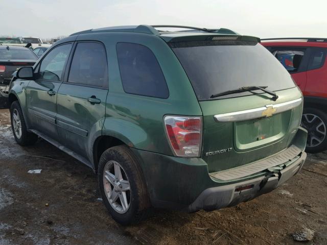 2CNDL73F656206628 - 2005 CHEVROLET EQUINOX LT GREEN photo 3