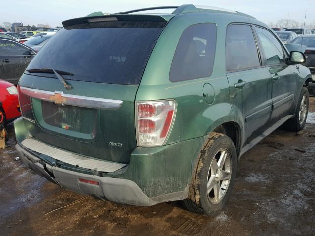 2CNDL73F656206628 - 2005 CHEVROLET EQUINOX LT GREEN photo 4