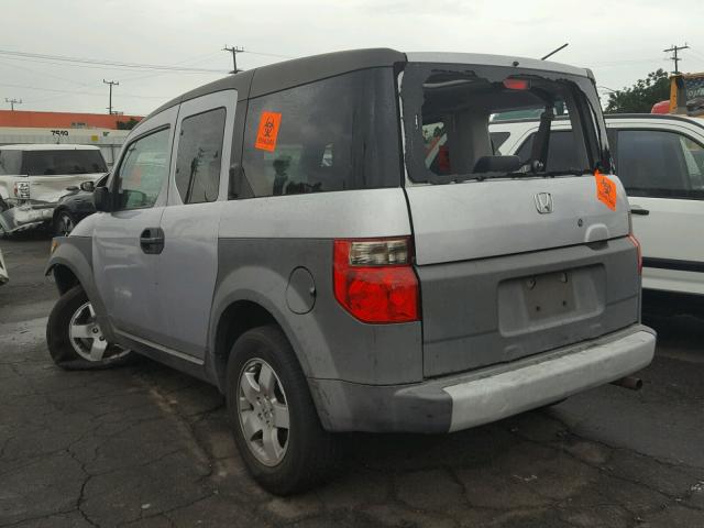 5J6YH28514L006945 - 2004 HONDA ELEMENT EX SILVER photo 3