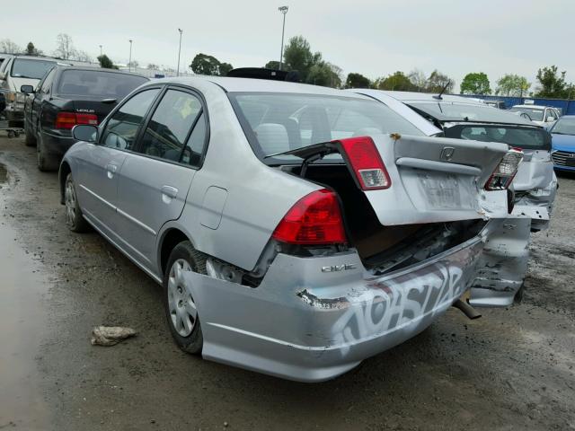 2HGES26784H598454 - 2004 HONDA CIVIC EX 灰色 照片 3